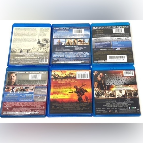 🛍️SALE🛍️ Set of 6 War Movies (Blu-ray) - Picture 3 of 12